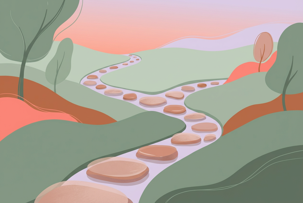 A stylized illustration of