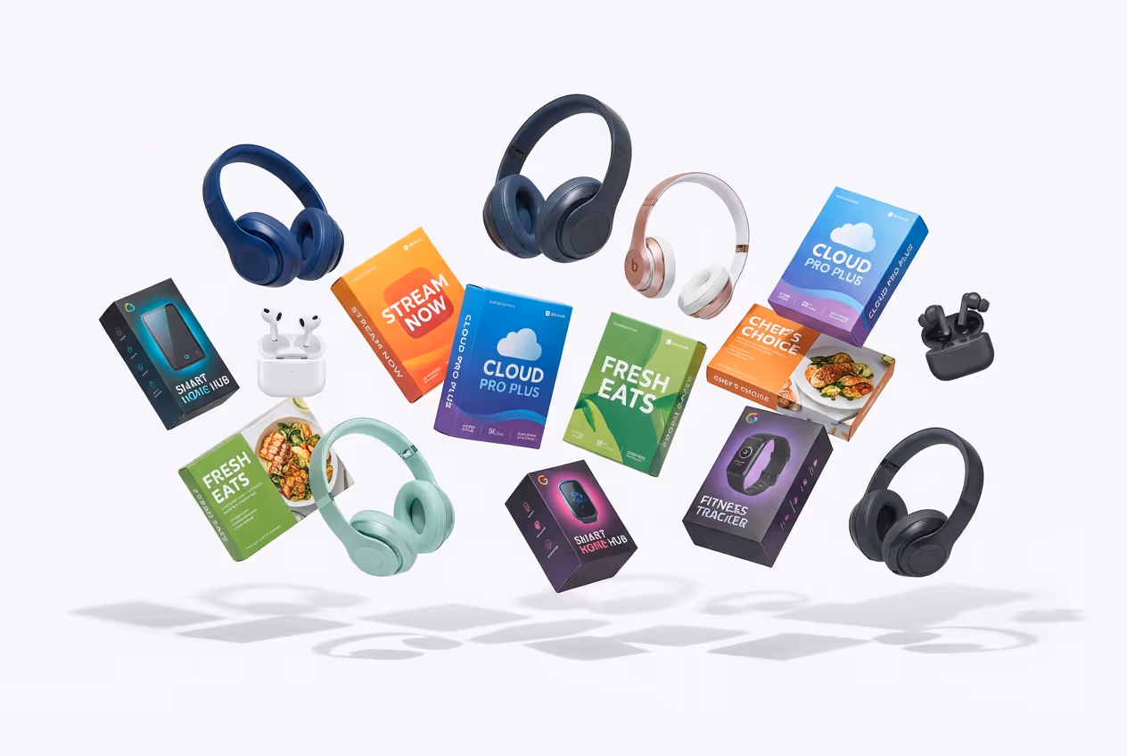 A single shopping cart at a crossroads with multiple diverging paths 