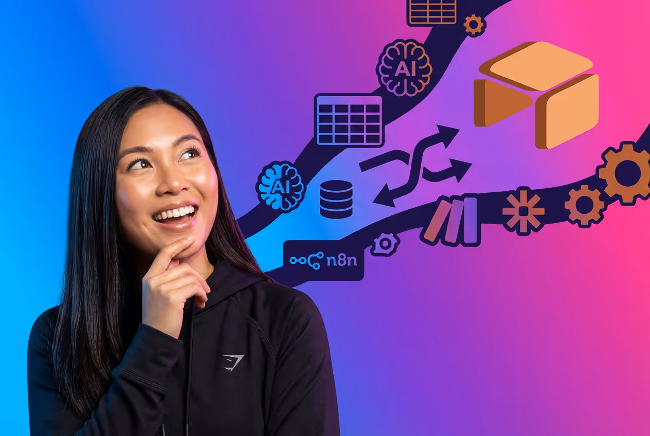 A woman thinks about AI