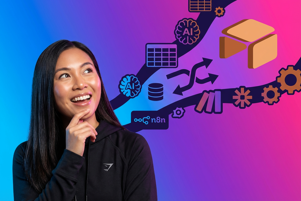 A woman thinks about AI