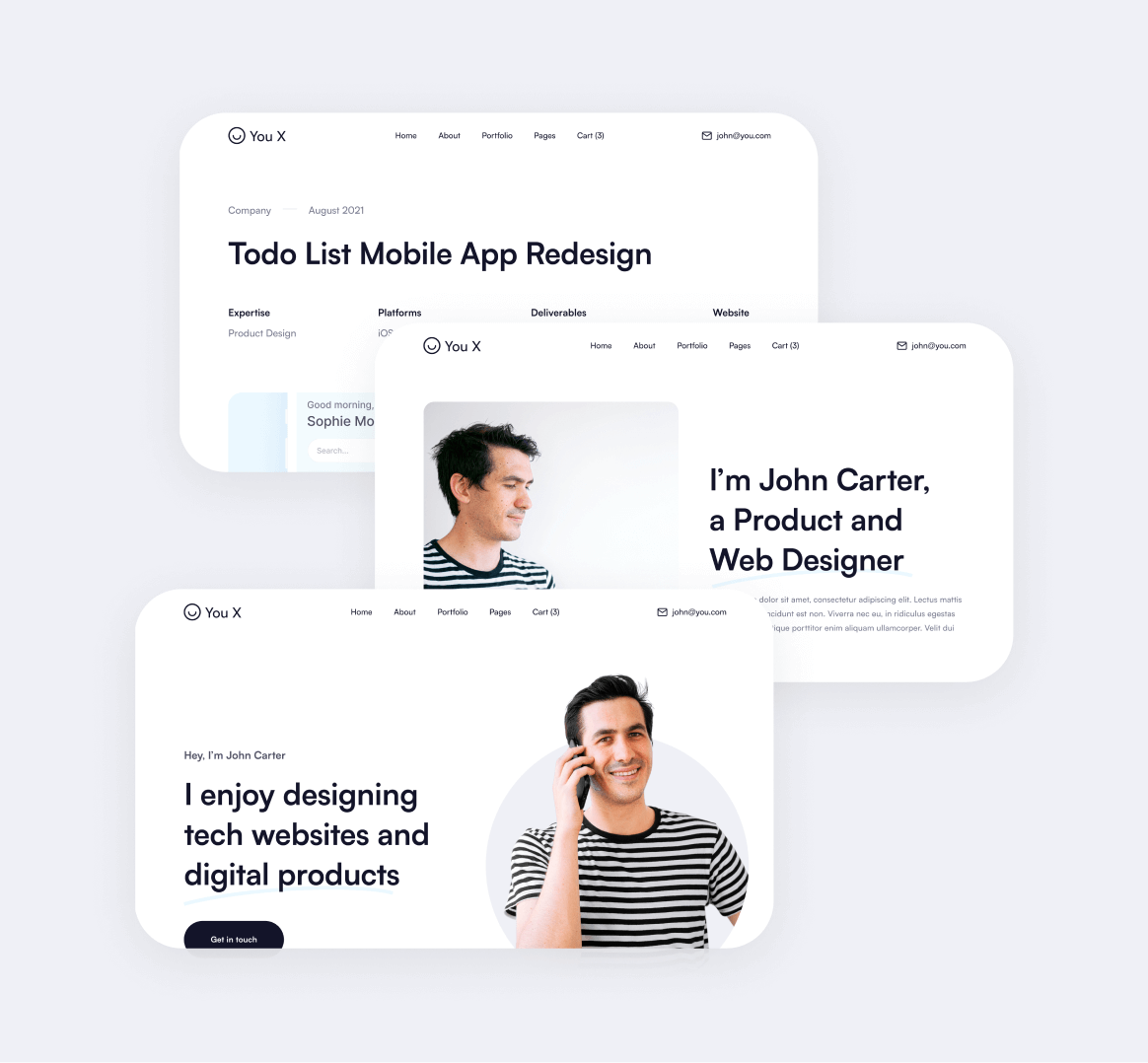 You X - 30 Sections Included - Personal Brand Webflow Template