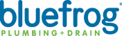 bluefrog plubming + drain logo