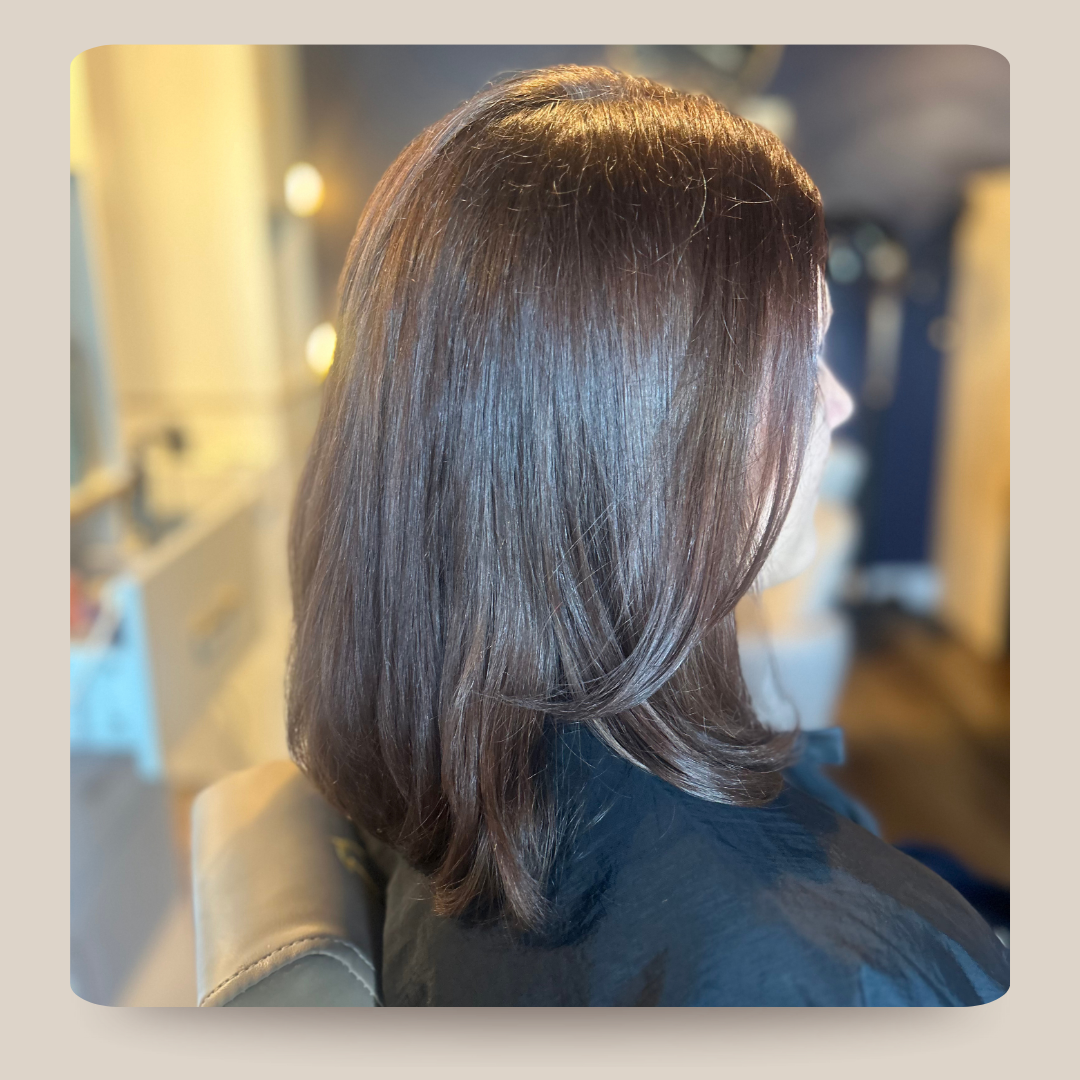 A display of hair styles completed by Madison.