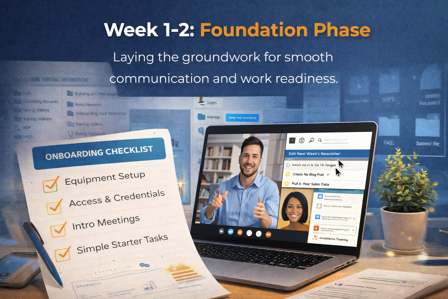 week 1 and 2 onboarding