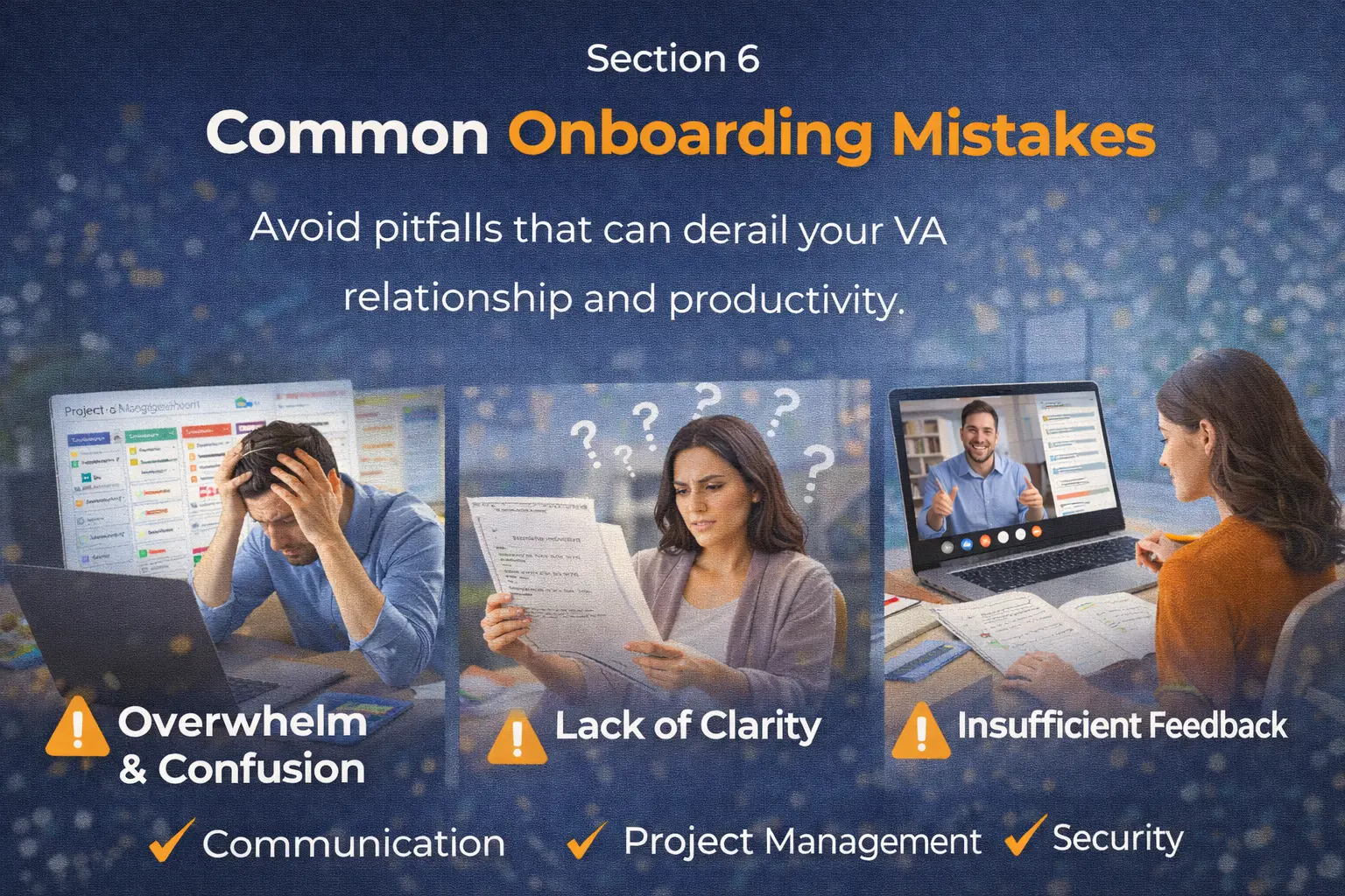 common onboarding mistakes