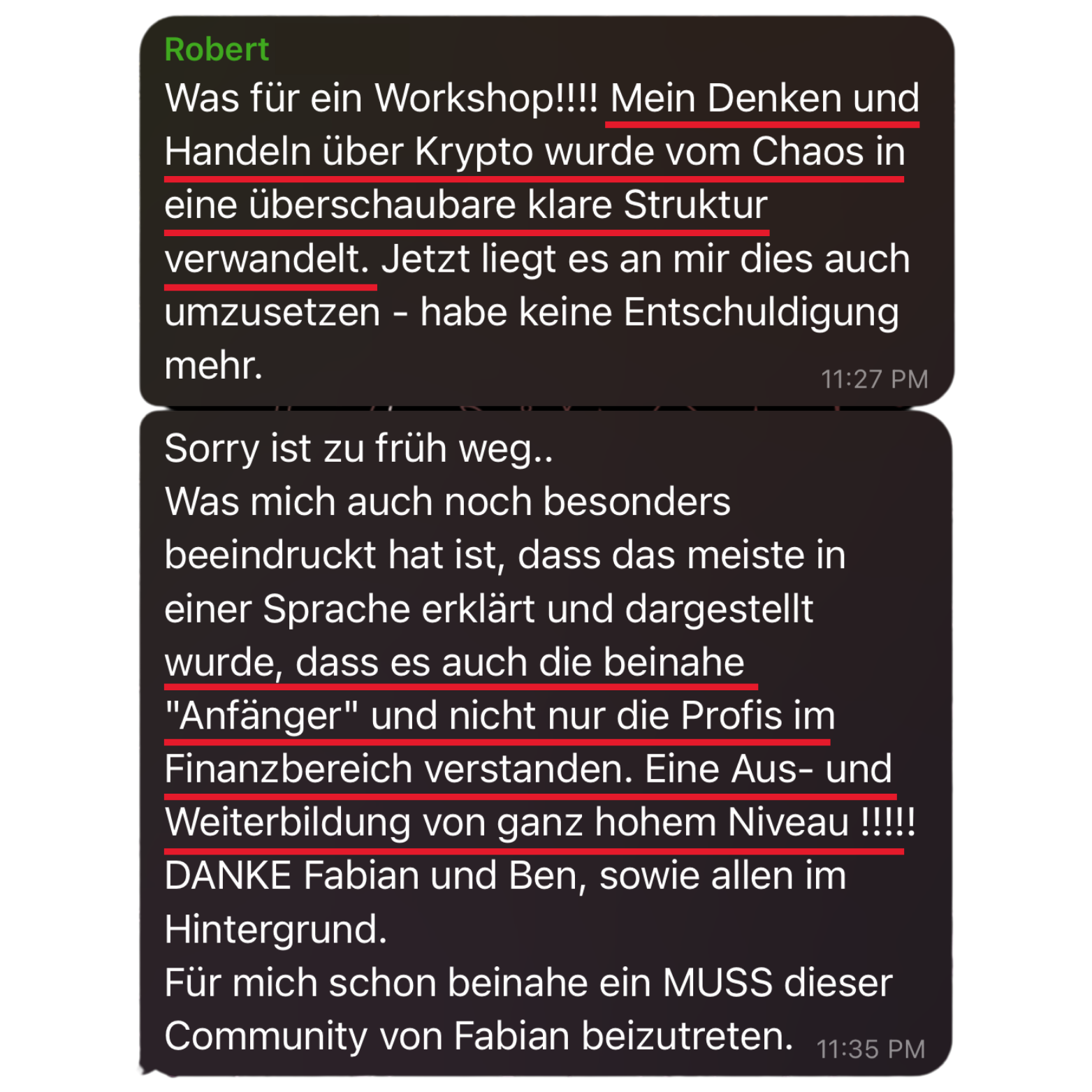 Fabian Ritter Bewertung