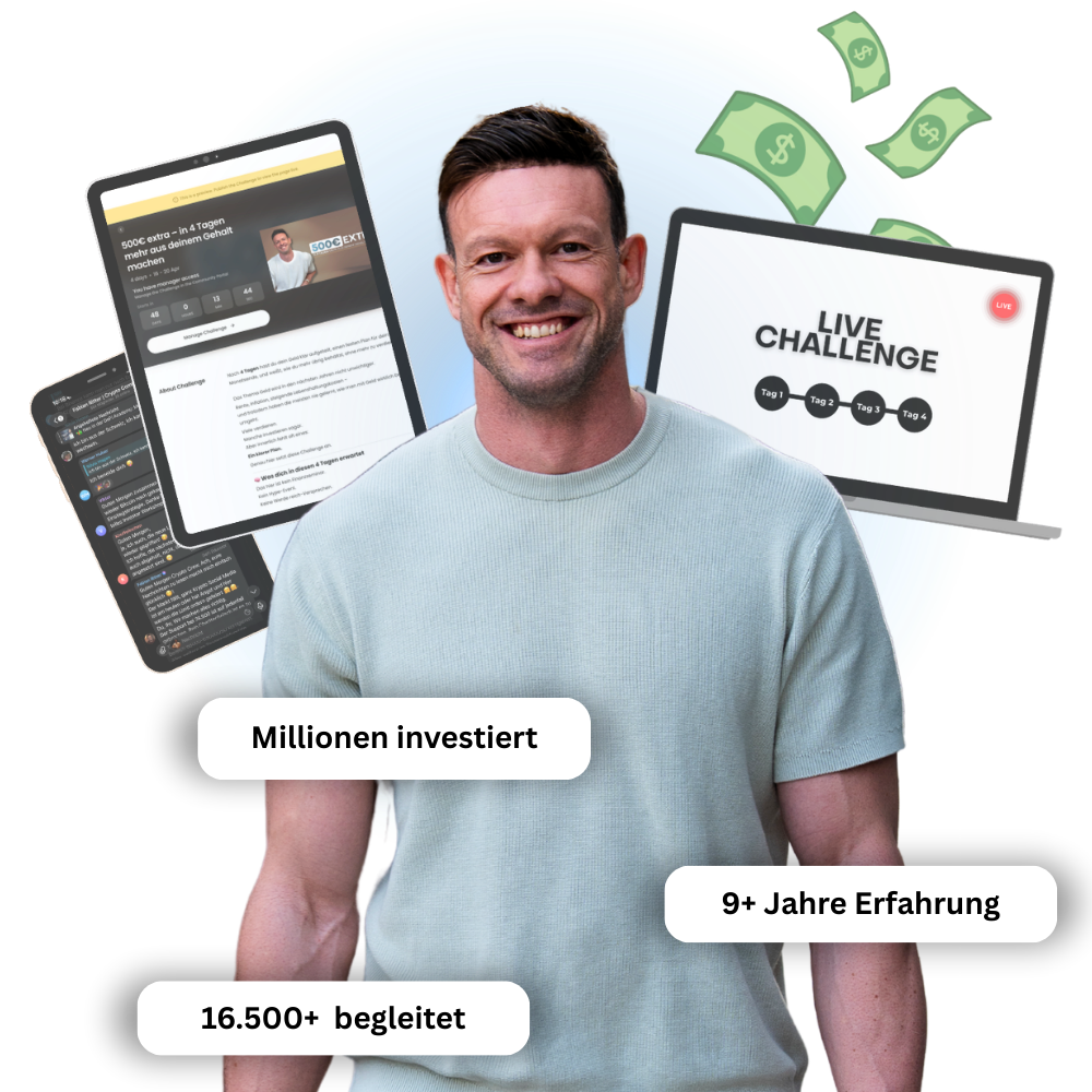 Mock Up von der Challnge Finanzen