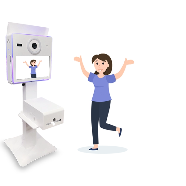 Fotobox Hintergrund weiss