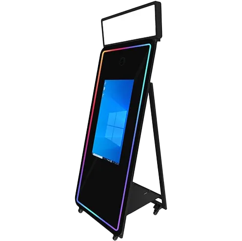 Magic iMirror by FiestaPics with touchscreen and instant printing