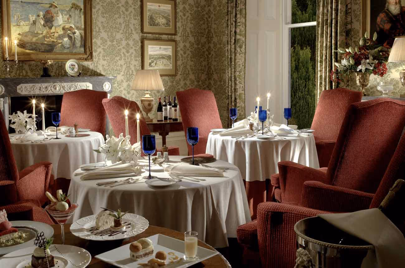 Inverlochy Castle fine dining St Andrews Golf Tours