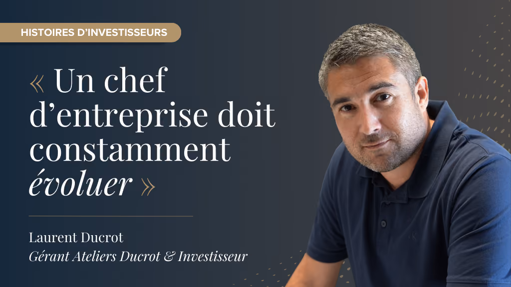Chef d'entreprise et investisseur, gérant des Ateliers Ducrot