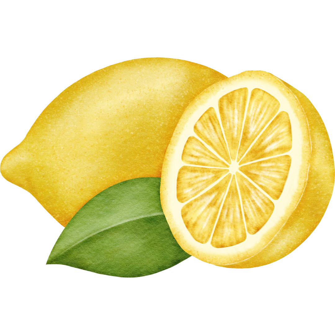 Grafik einer Zitrone.