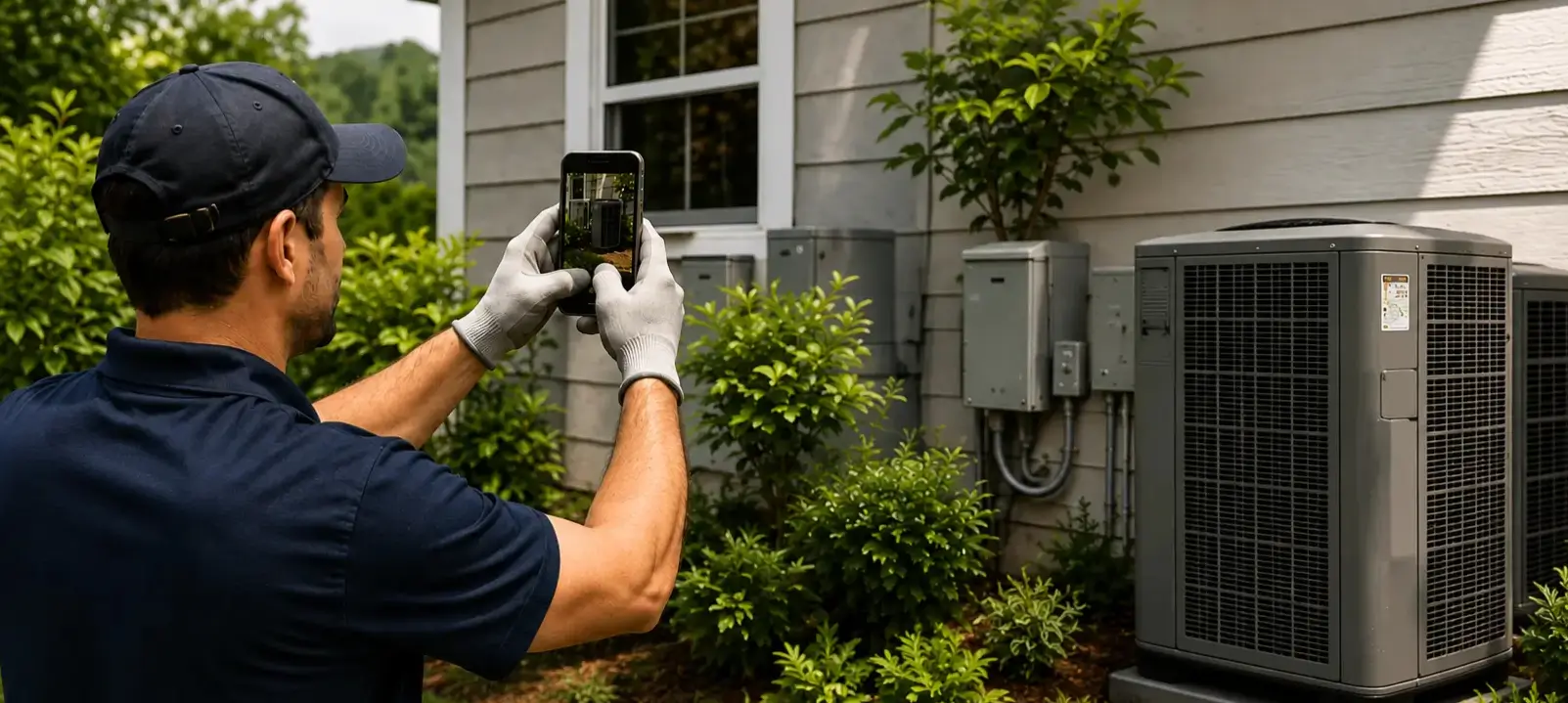 A protected payment held securely until the customer confirms the job