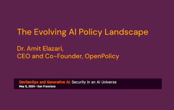 Amit Elazari, Co-Founder & CEO, talks about the evolving landscape of cybersecurity policies