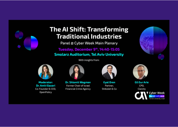 OpenPolicy at Cyber Week Israel | Moderator Spotlight