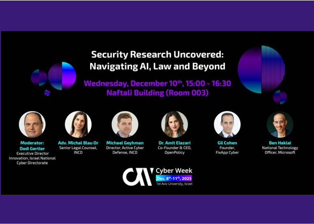 OpenPolicy at Cyber Week Israel | Panel Spotlight