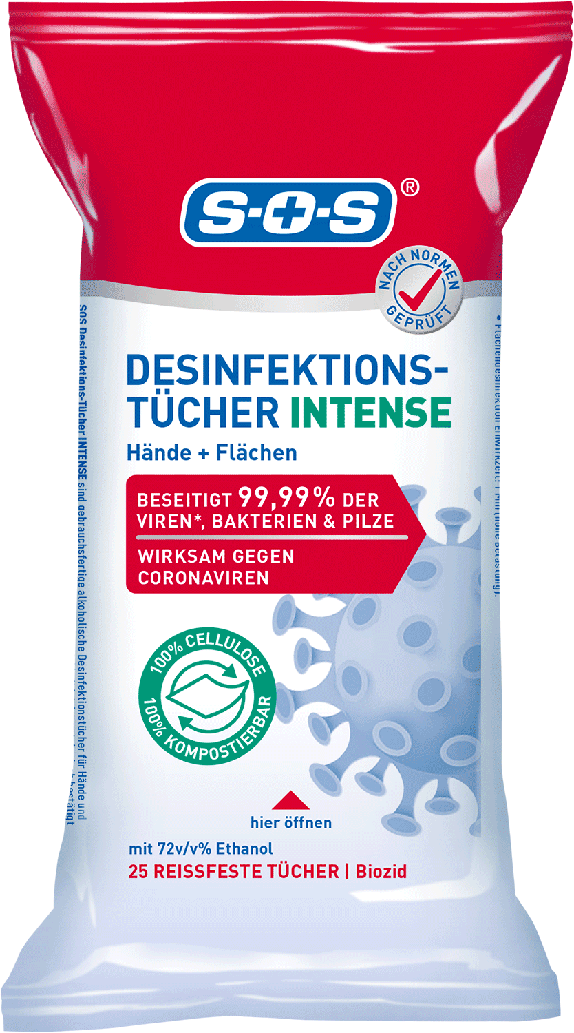 Desinfektions-Tücher INTENSE 25 Stück