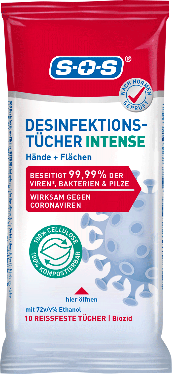 Desinfektions-Tücher INTENSE 10 Stück