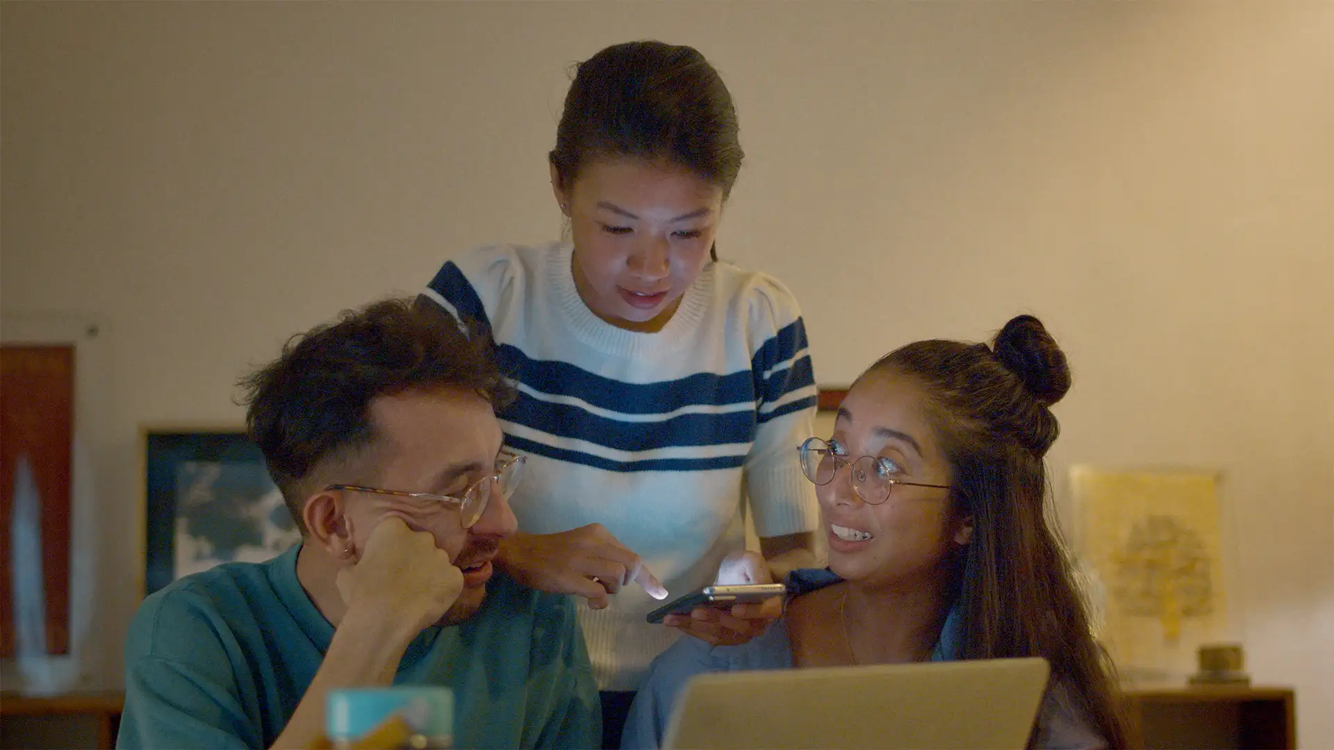 AI branded content story finder