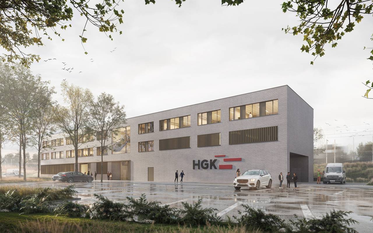 Der neue Betriebshof vereint moderne Büro- und Werkstattflächen unter einem Dach.