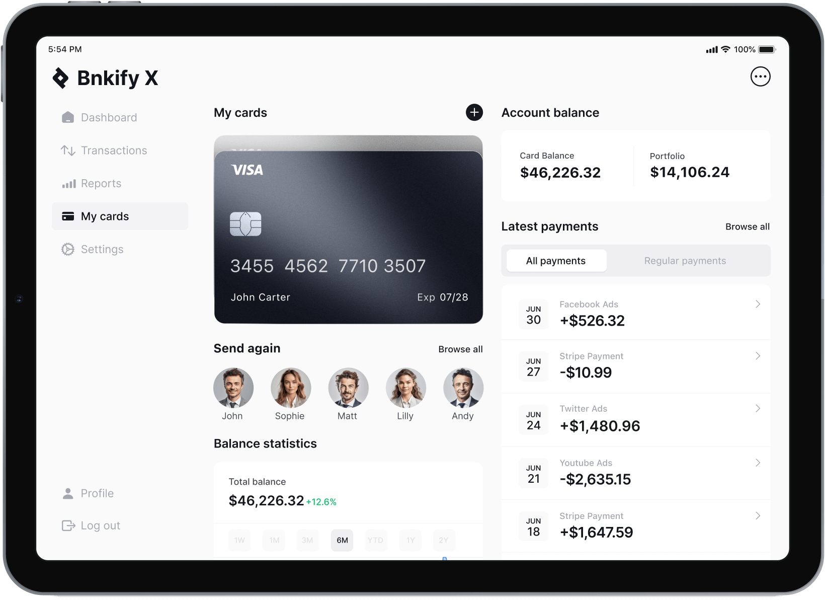 Open Your Account Image - Bnkify X Webflow Template
