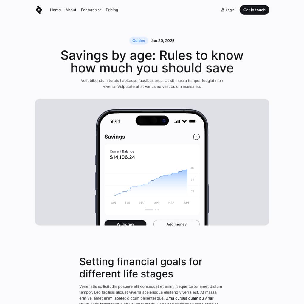 Bnkify X - Blog Post Page - Bank And Fintech Webflow Template