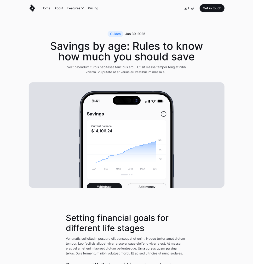 Bnkify X - Blog Post Page - Bank And Fintech Webflow Template