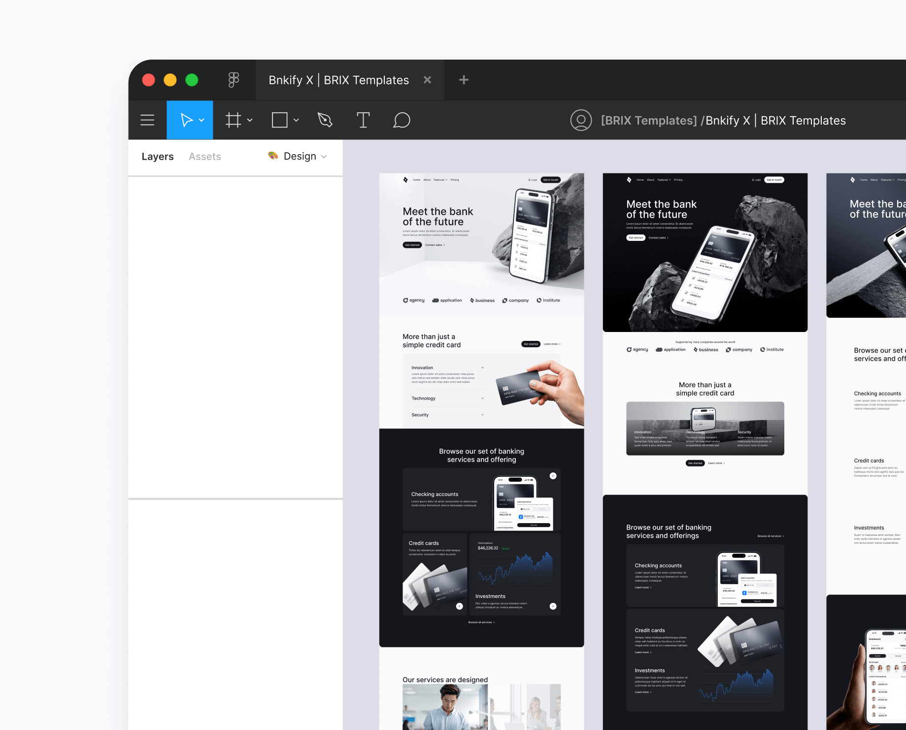 Bnkify X - Figma File Included - Bank And Fintech Webflow Template