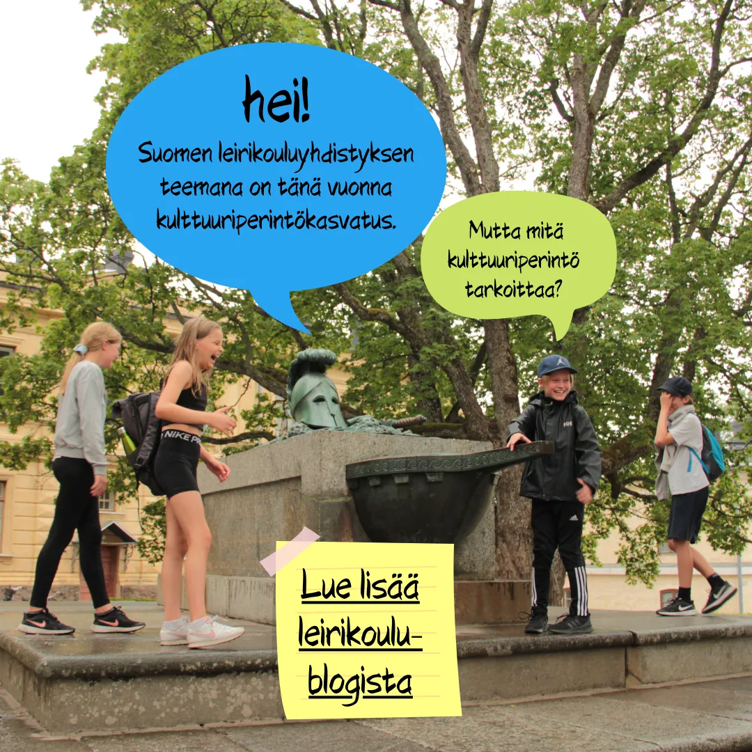 Kulttuuriperintö-kasvatuksen vuosi!