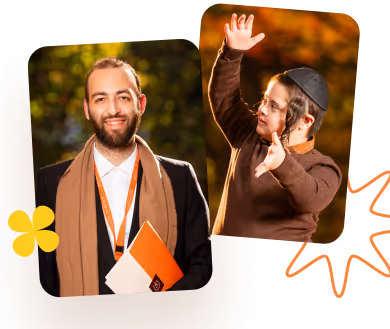 Man Smiling showing real-time support