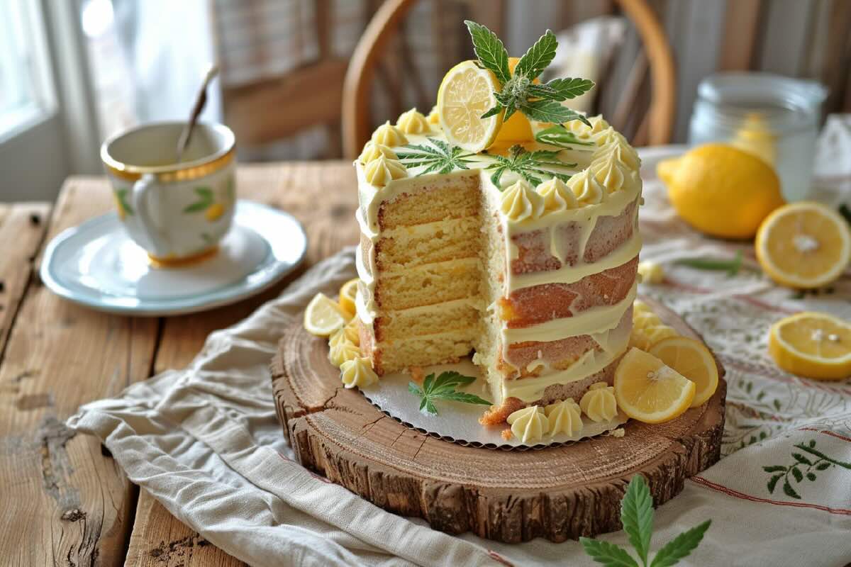 Frosted Lemon Cake: Stärke, Aroma, Wirkung