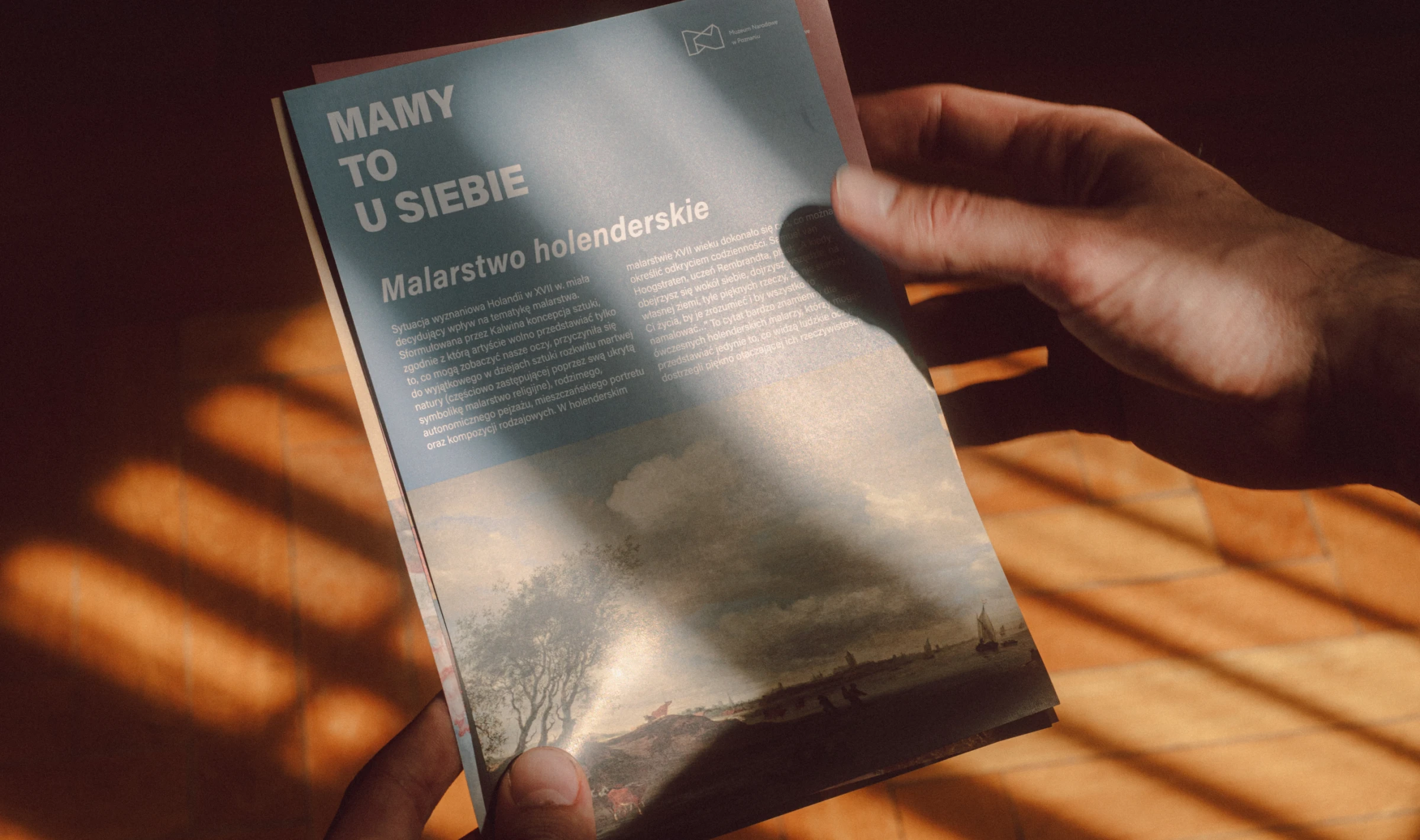 Folder „Mamy to u siebie” o malarstwie holenderskim