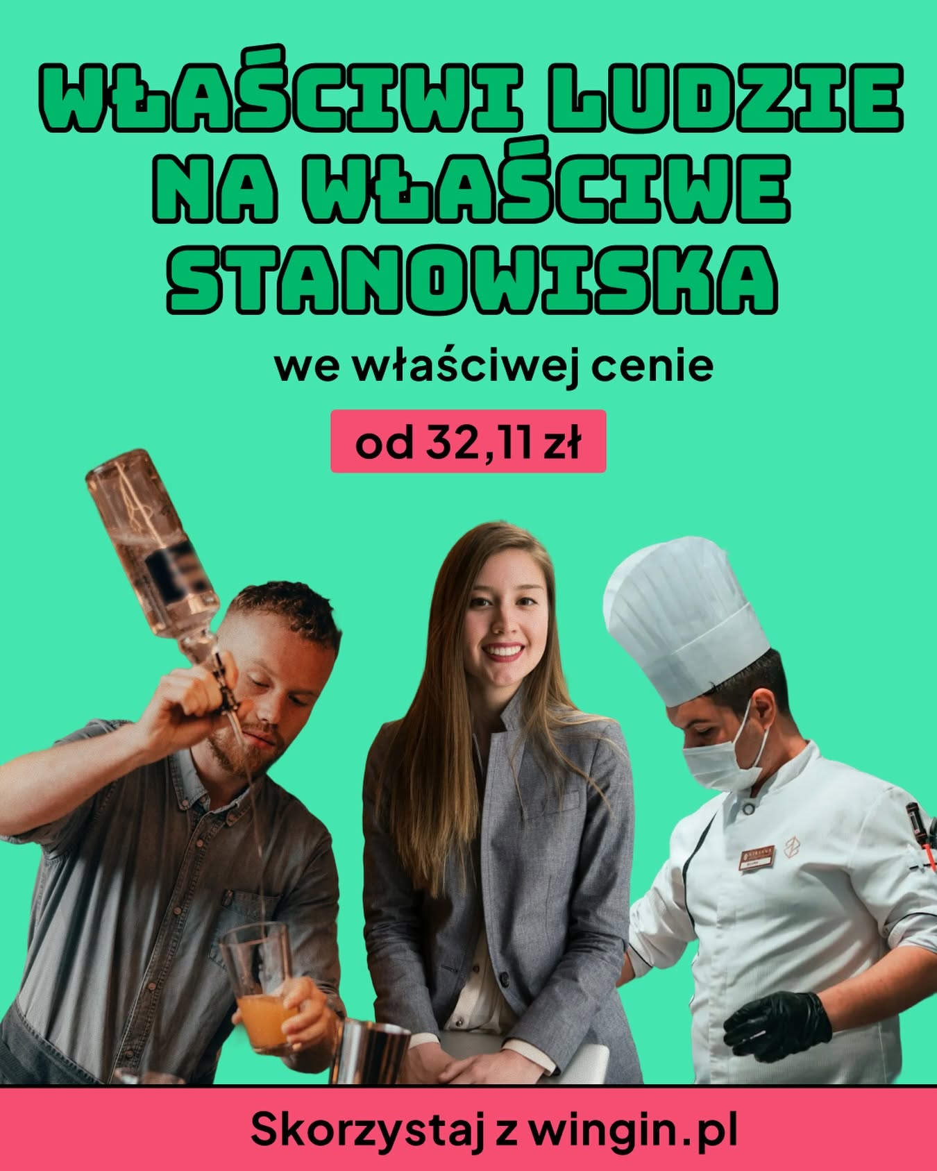 Kreacja Wingin: właściwi ludzie na właściwe stanowiska we właściwej cenie