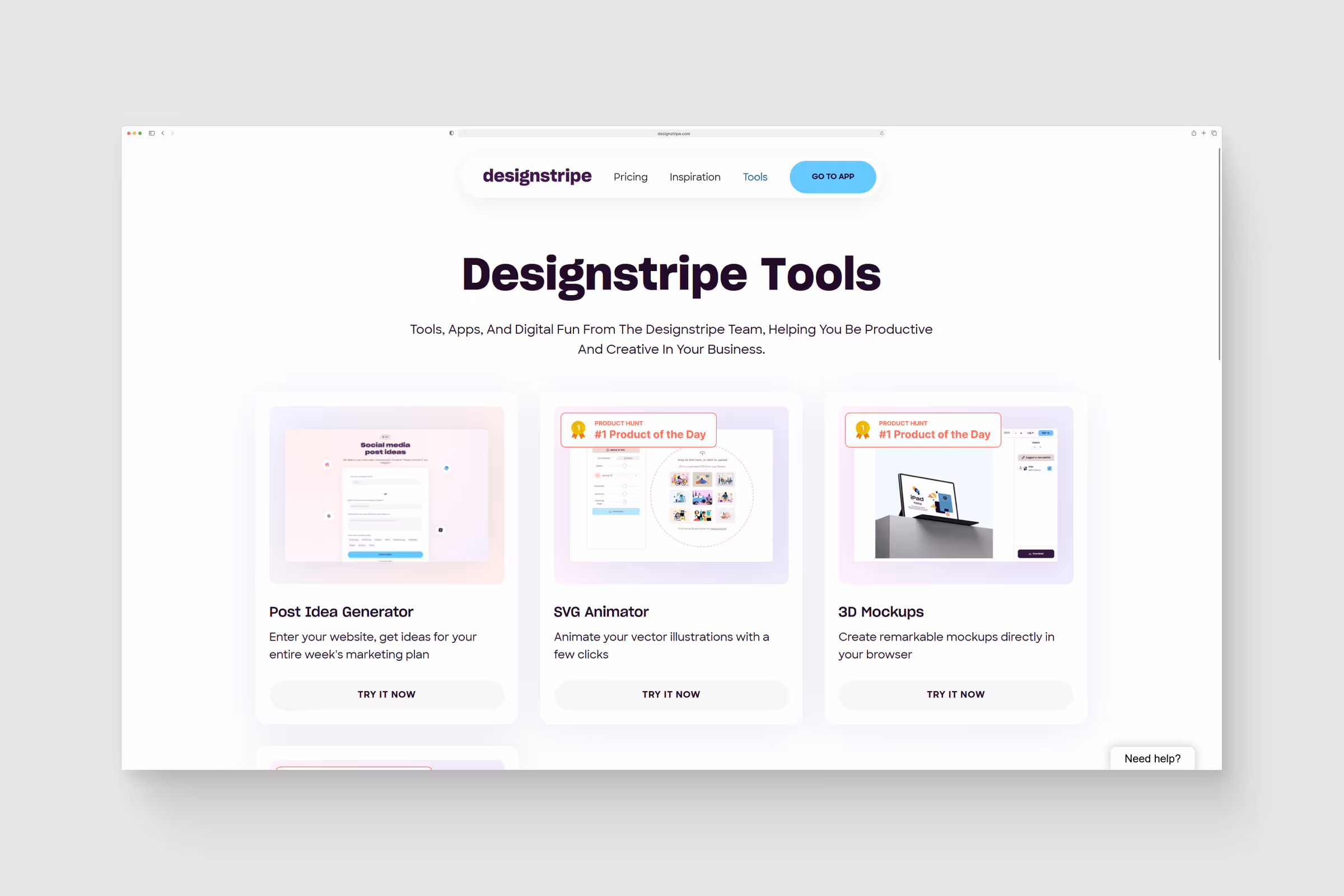 A screenshot from a case study 