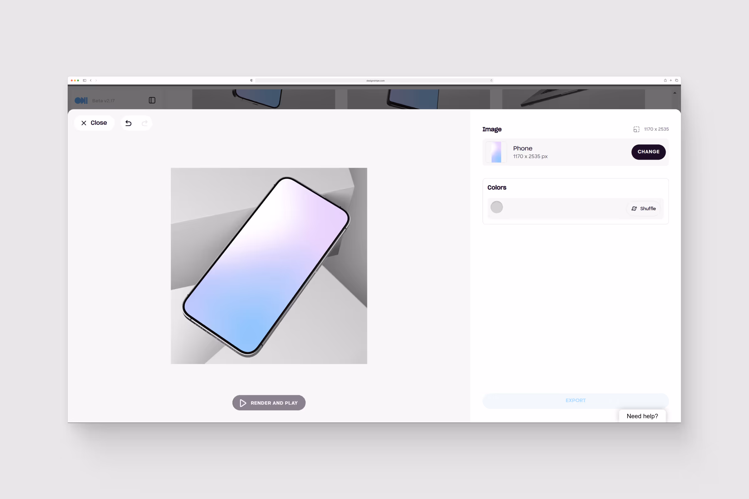 A screenshot from a case study 