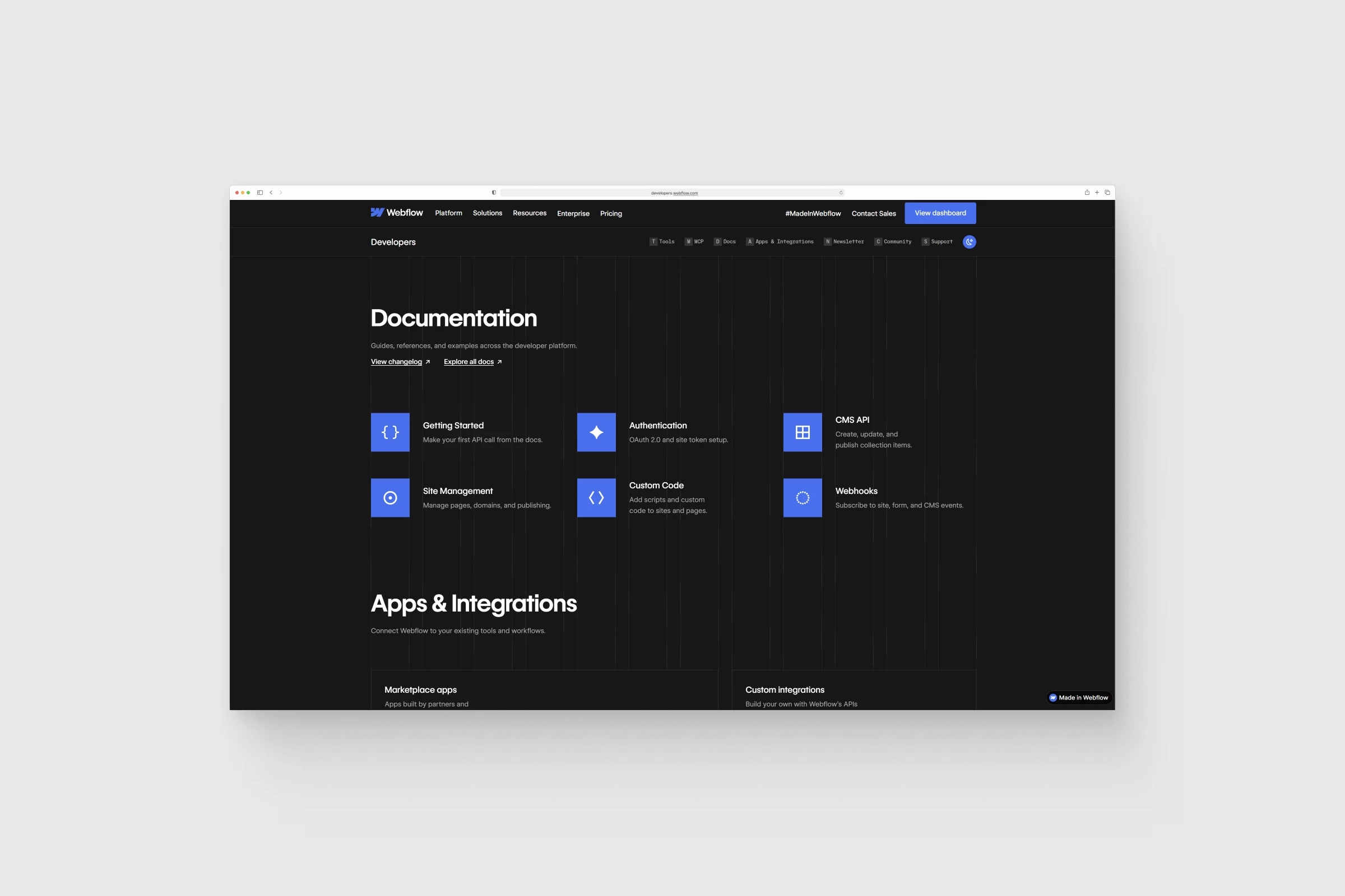 A screenshot from a case study 