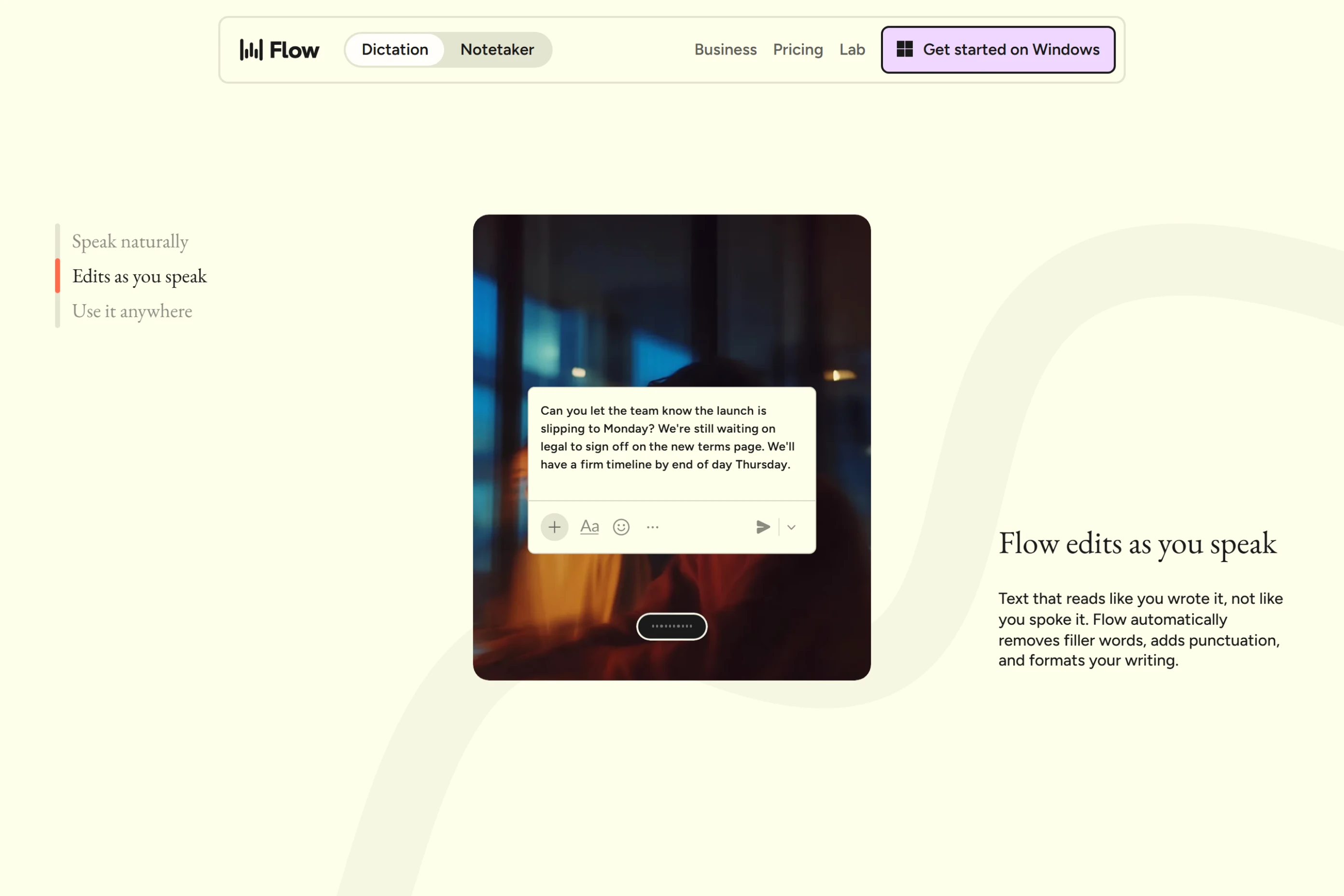 A screenshot from a case study 