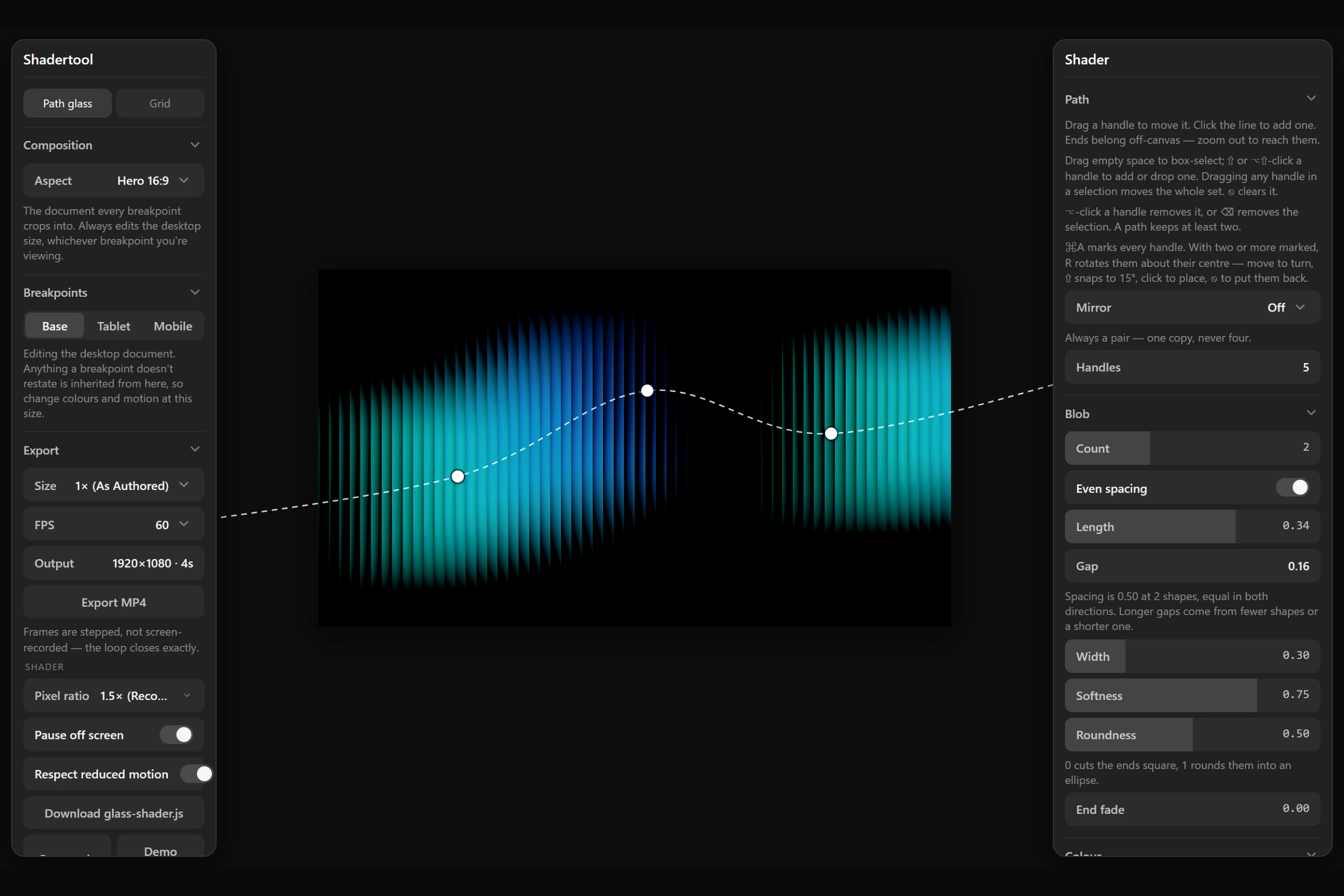 A screenshot from a case study 