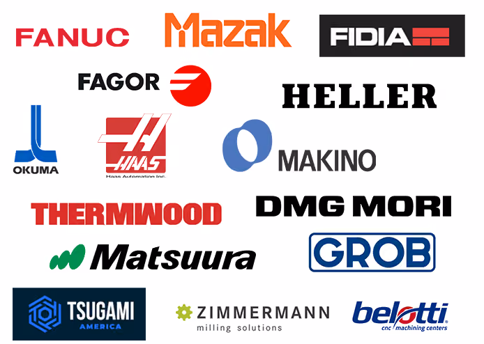 Machine Tool Brands compatible with on-machine measurement
