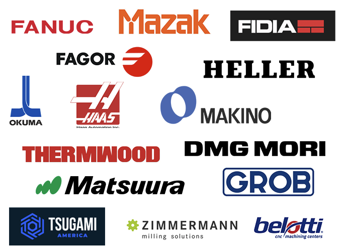 Machine Tool Brands compatible with on-machine measurement