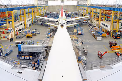 aerospace manufacturing plant