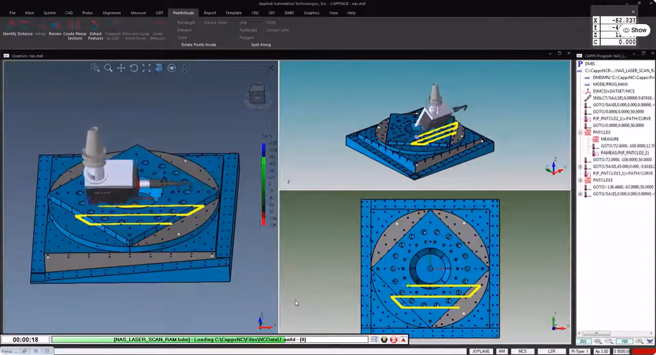 CAPPS NC Laser Scanning 3D Model Multi-view