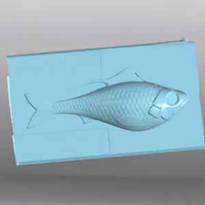 Laser scanning 3d model of mold