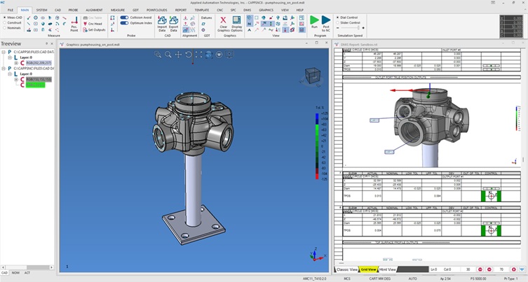 CAPPS-NC On-Machine Measurement Software Screenshot
