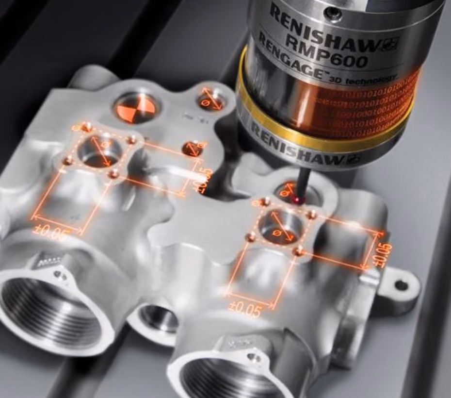 On-Machine Metrology Renishaw RMP600 Probe
