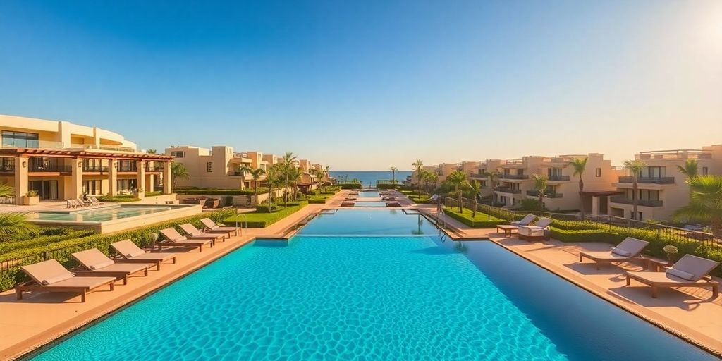 Luxury oceanfront villas at Montage Los Cabos.