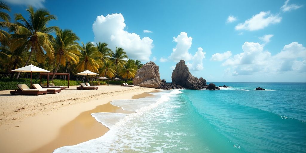 Luxurious view of One&Only Palmilla resort in Cabo.