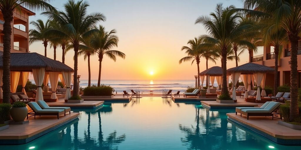 Luxurious pool area at Secrets Los Cabos Resort.