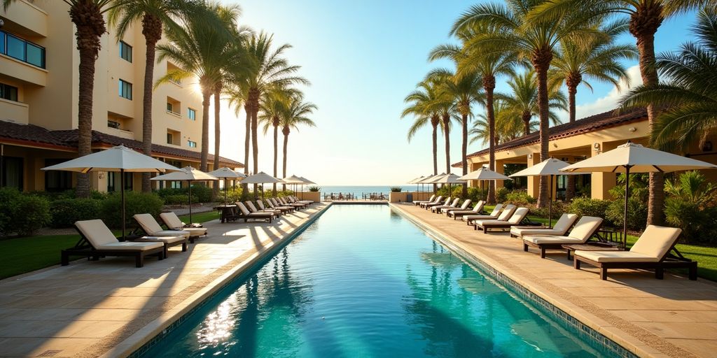 Luxurious outdoor event space at Grand Fiesta Americana Cabo.