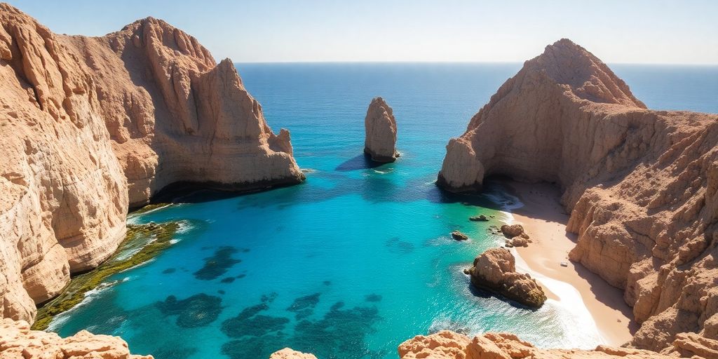 Breathtaking view of Cabo San Lucas coast.